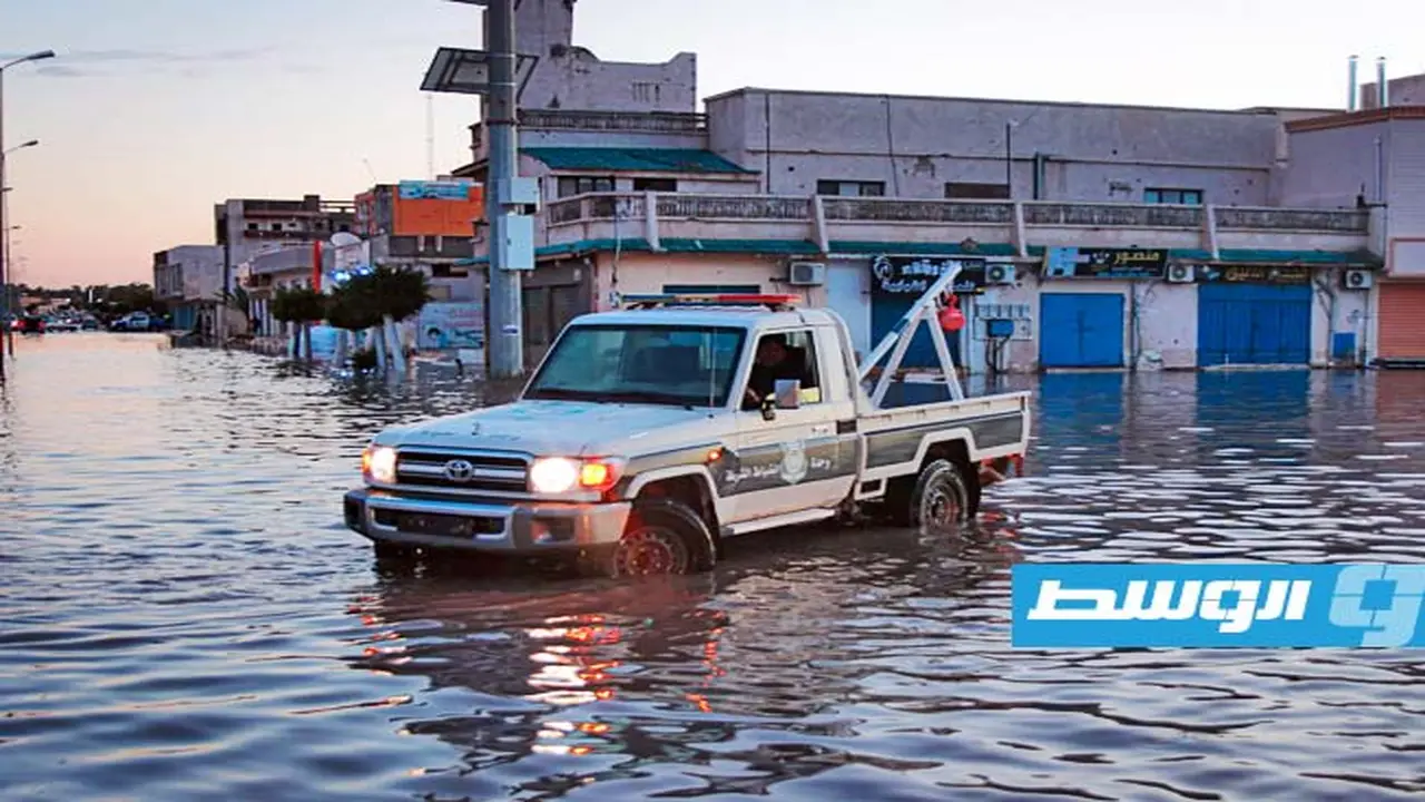 سرت تسجل معدلات من كمية الأمطار خلال الساعات الأربع والعشرين الماضية